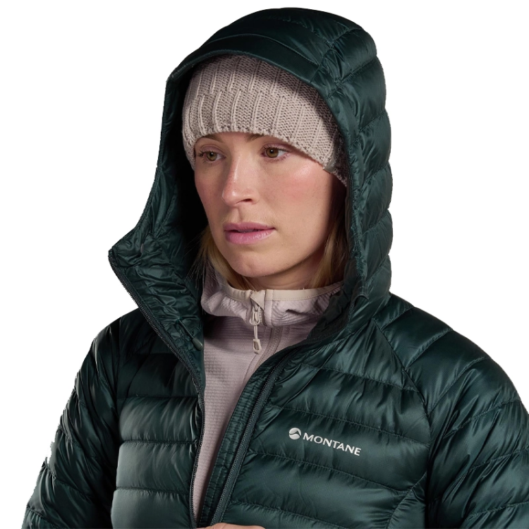 Montane Women’s Anti-Freeze Hooded Down Jacket - Deep Forest