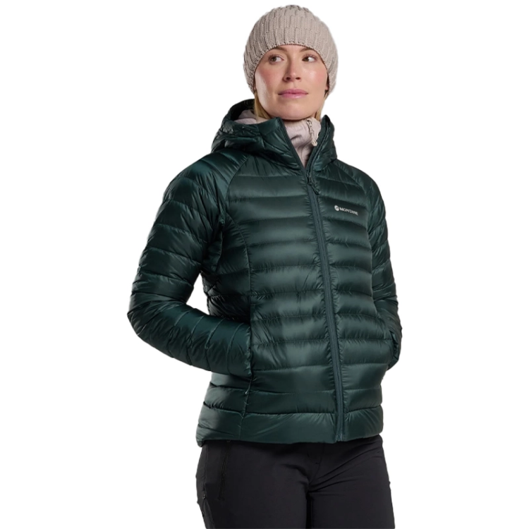 Montane Women’s Anti-Freeze Hooded Down Jacket - Deep Forest