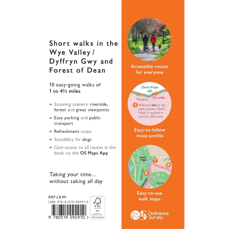 Ordnance Survey Short Walks Made Easy - Wye Valley