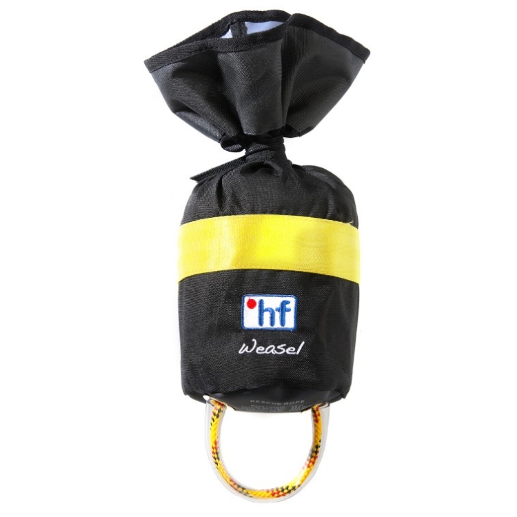 HF Equipment Weasel Throw Bag - Black / Yellow
