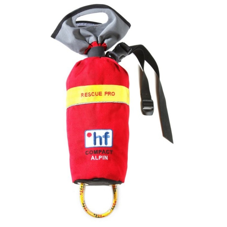 HF Equipment Compact Alpin Throw Bag - Red / Yellow
