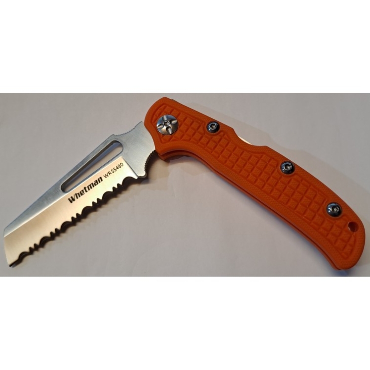 Whetman Equipment Rigger WRSS480 Knife - Orange