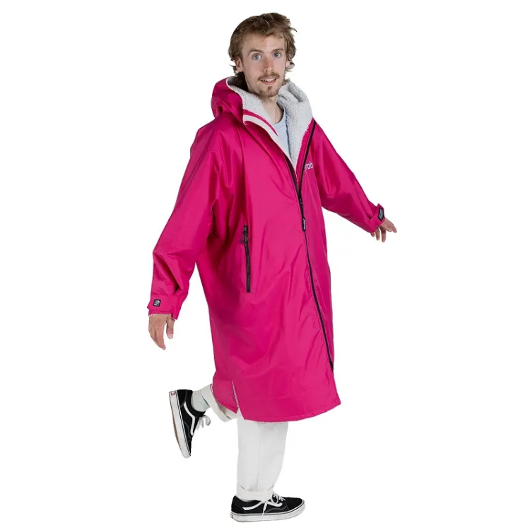 Dryrobe Advance Long Sleeve - Pink / Light Grey