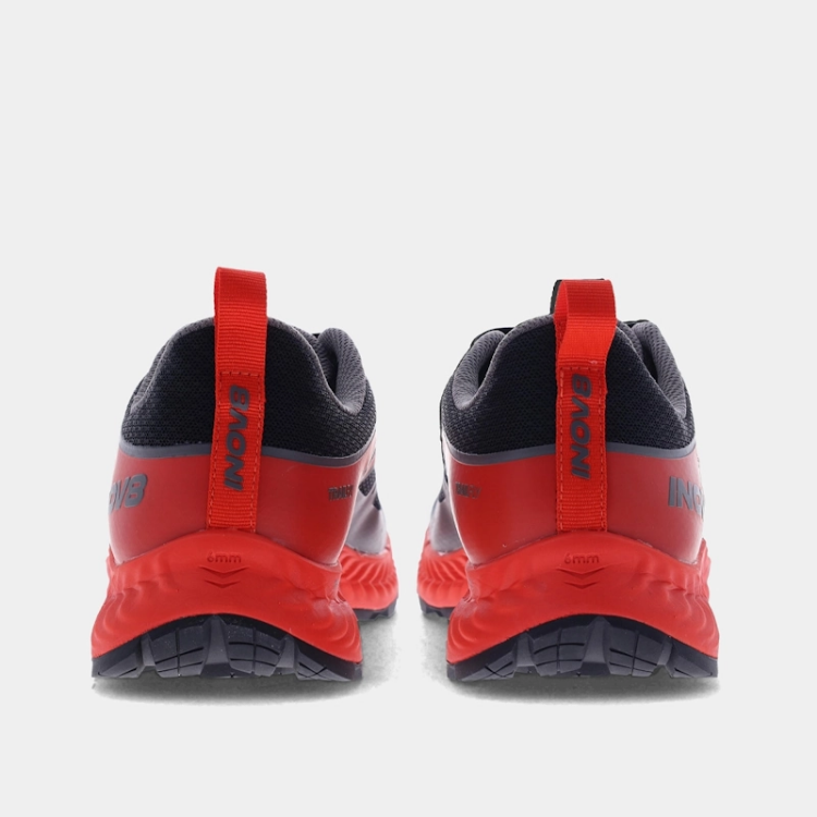 INOV8 TrailFly Men's in Black / Fiery Red / Dark Grey