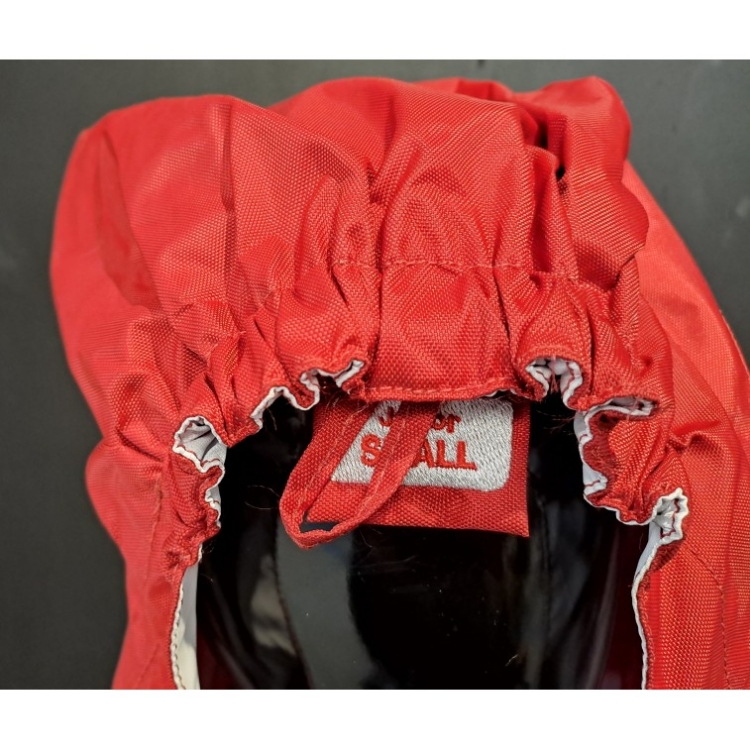 Up and Under Centre Jacket Junior - Red / White - Junior Small - Hood Hanging Tab