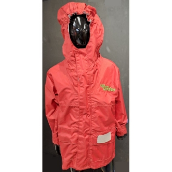 Up and Under Centre Jacket Junior - Red / White - Junior Small