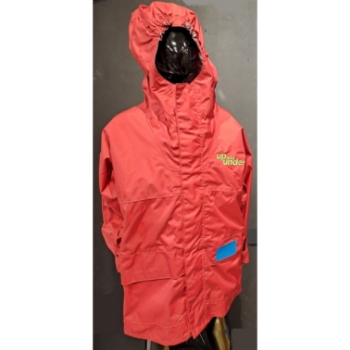 Up and Under Centre Jacket Junior - Red / Mint Green - Junior Medium