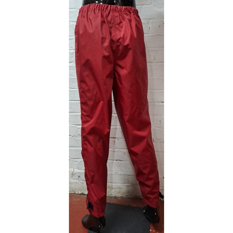 Up and Under Centre Overtrousers Adult - Red