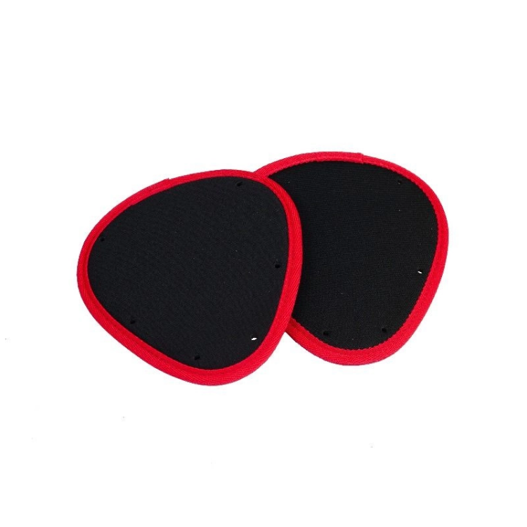 Pyranha Fabric Thigh Pads - Black / Red