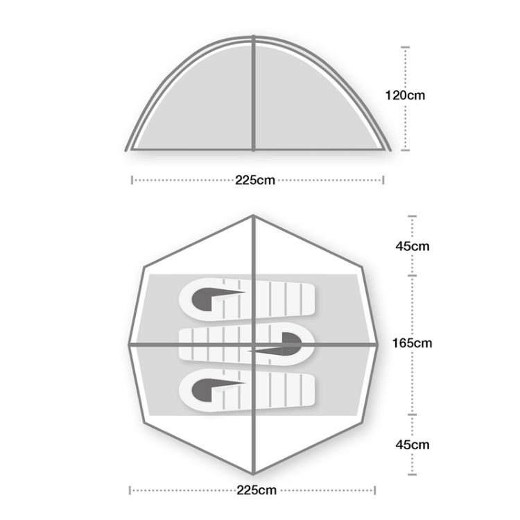 Wild Country Tents Helm Compact 3