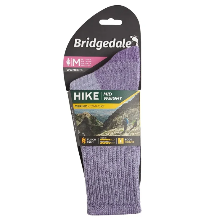 Bridgedale HIKE Midweight Merino Comfort Women's Boot - Violet