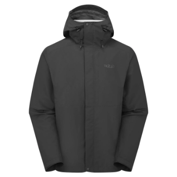 Rab Downpour Waterproof Jacket - Black