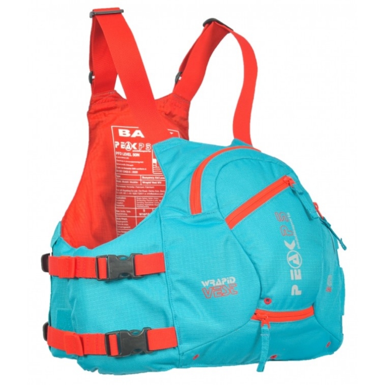 Peak PS Wrapid Vest PFD - Blue / Red