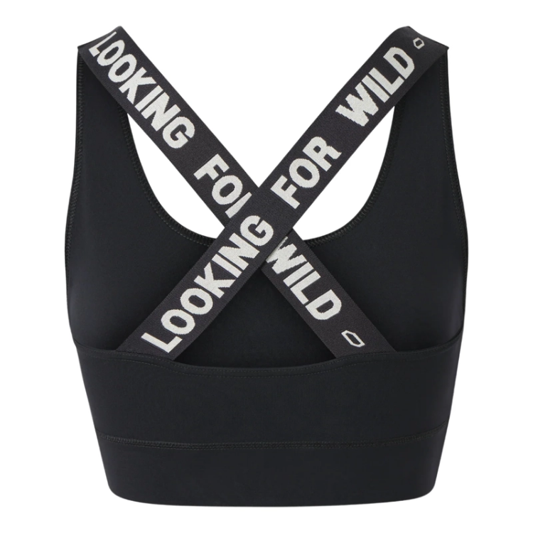 Looking For Wild Annita Sports Bra - Pirate Black