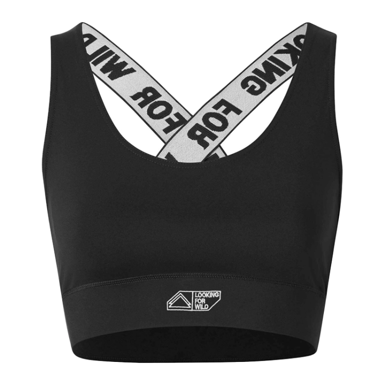 Looking For Wild Annita Sports Bra - Pirate Black