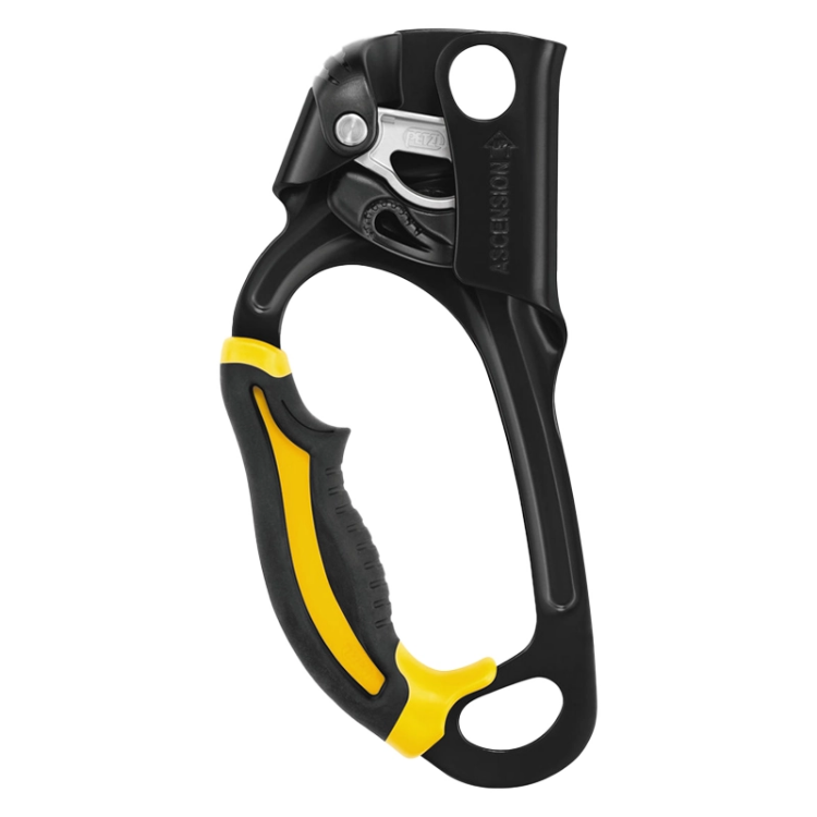 Petzl Ascension - Left Handed - Black & Yellow