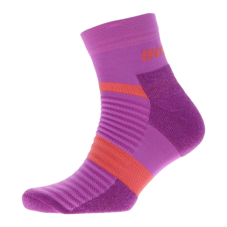 INOV8 Active Mid Sock - Purple / Coral