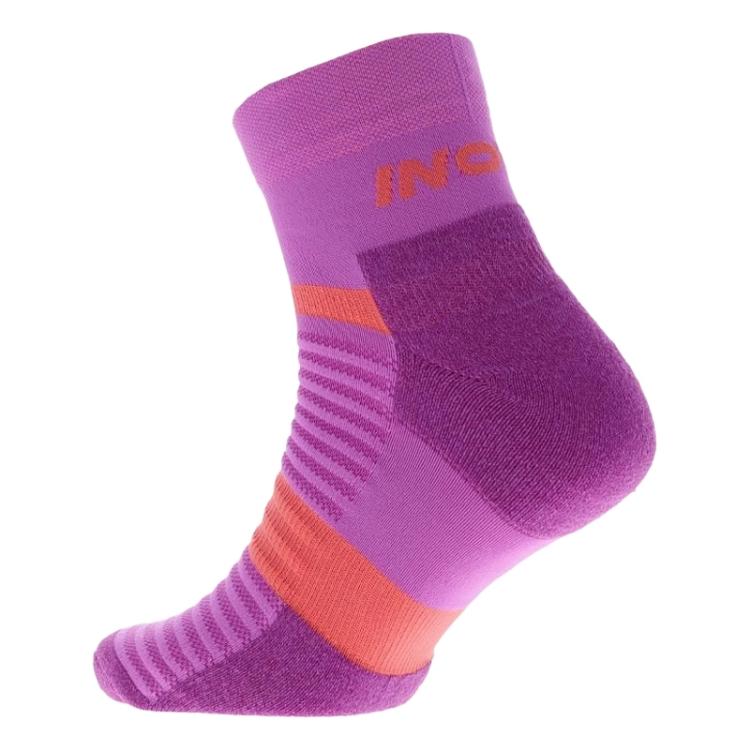 INOV8 Active Mid Sock - Purple / Coral