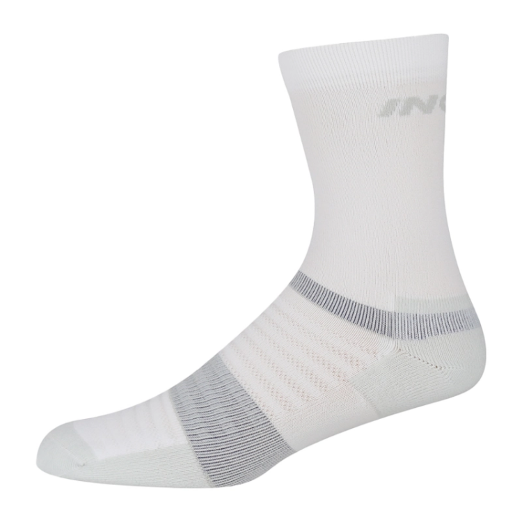 INOV8 Active High Sock - White / Light Grey