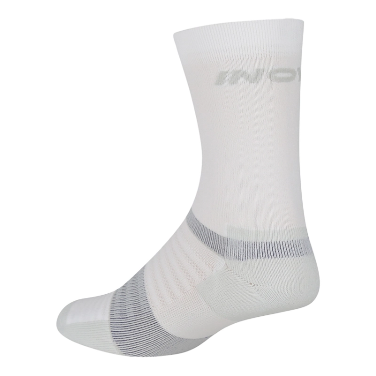 INOV8 Active High Sock - White / Light Grey