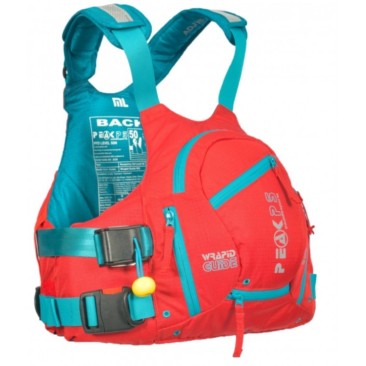 Peak PS Wrapid Guide Women's PFD - Red / Blue