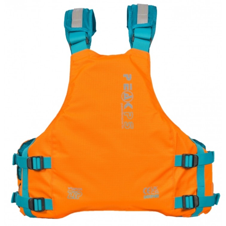 Peak PS Wraptor Zip PFD - Orange / Blue
