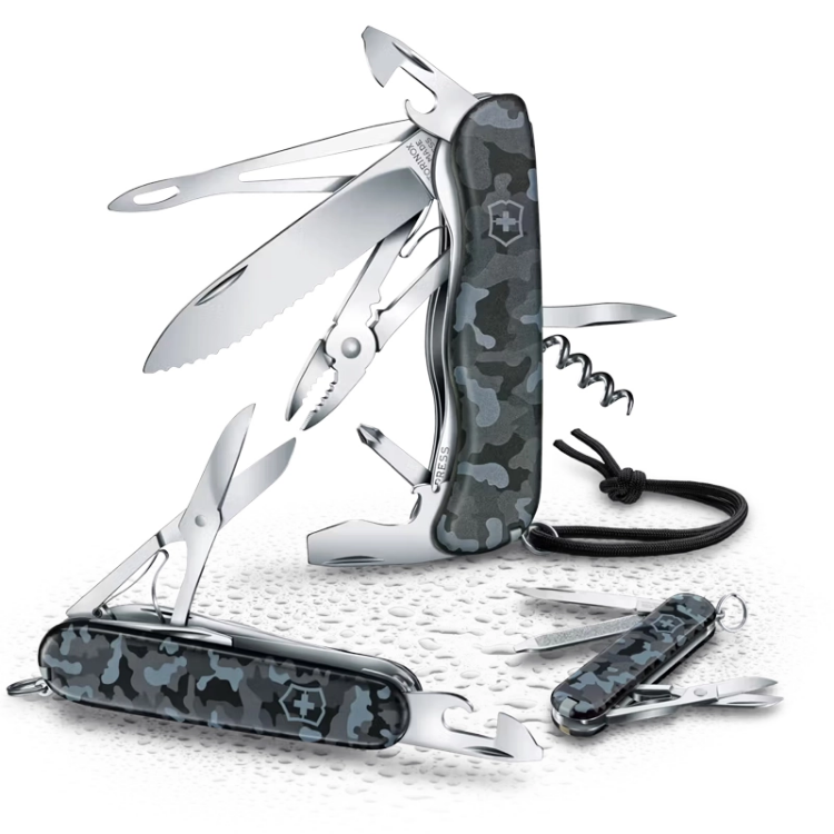 Victorinox Classic SD Knife - Navy Blue Camouflage