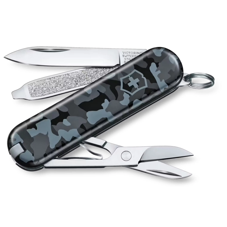 Victorinox Classic SD Knife - Navy Blue Camouflage