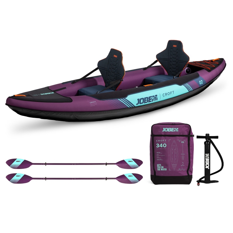 Jobe Croft Inflatable Kayak Package - Sunset Purple