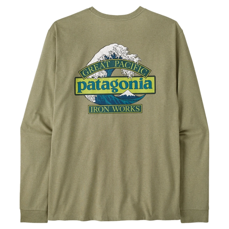 Patagonia Men's Great Waves Responsibili-Tee - Gumtree Green