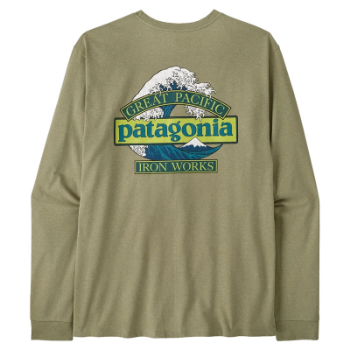 Patagonia Men's Great Waves Responsibili-Tee - Gumtree Green