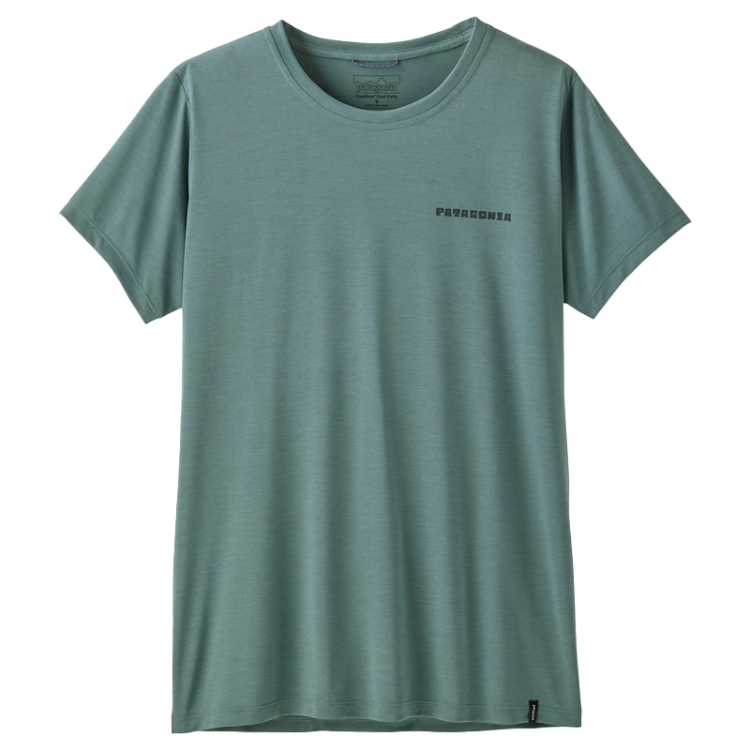 Patagonia Women's Capilene Cool Daily Graphic Shirt - Mother Rays - Blue Sage - Light Blue Sage X-Dye