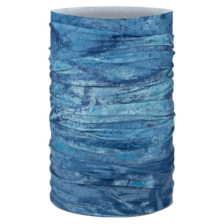 Buff Angler Coolnet UV Neckwear - Real Tree Aspect - Ocean Blue