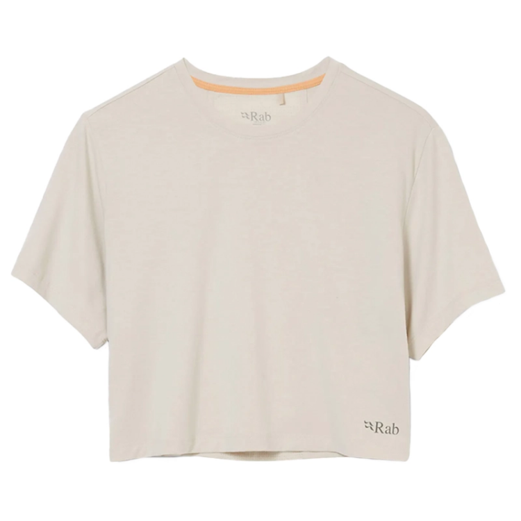 Rab Women's Rivelin Crop Tee - Pebble