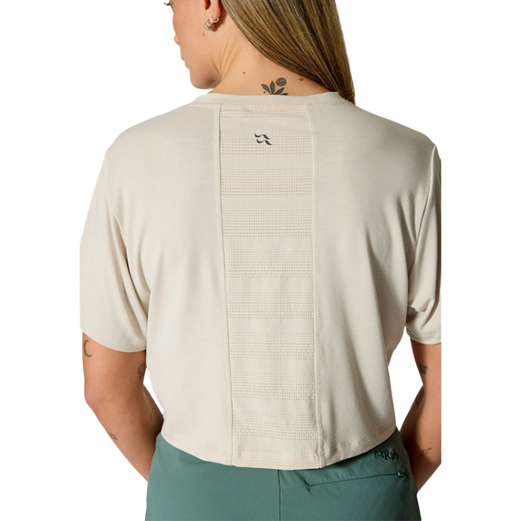 Rab Women's Rivelin Crop Tee - Pebble