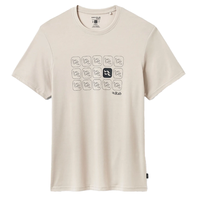Rab Crimp Repeat Tee - Pebble