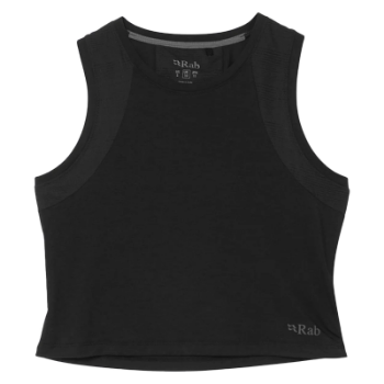 Rab Women' s Rivelin Crop Tank - Black