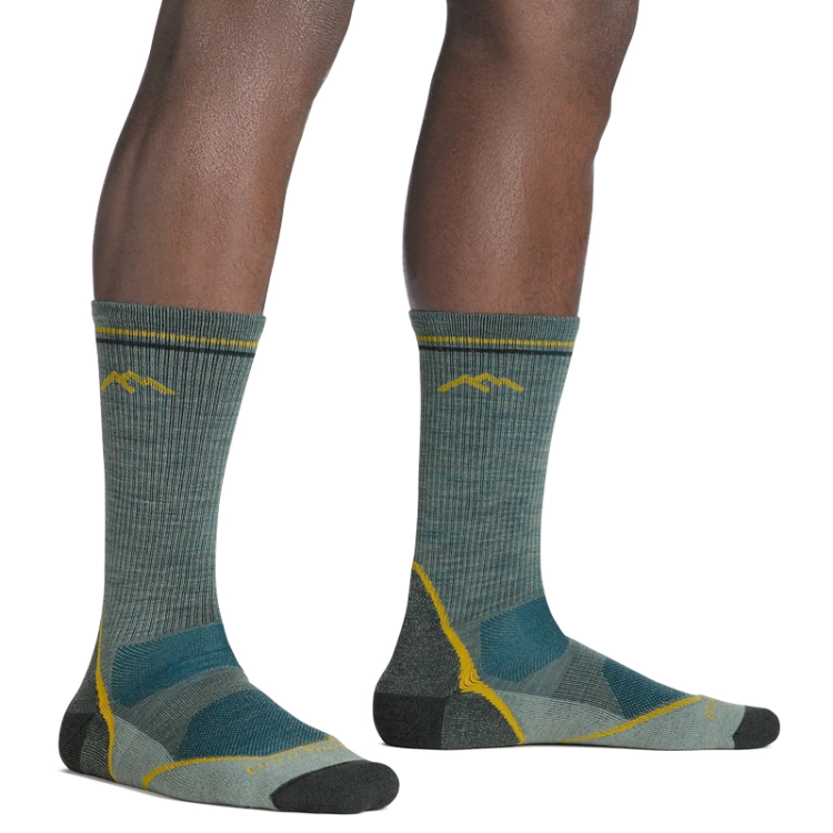 Darn Tough Men's Light Hiker Boot Lightweight Hiking Socks - Seafoam