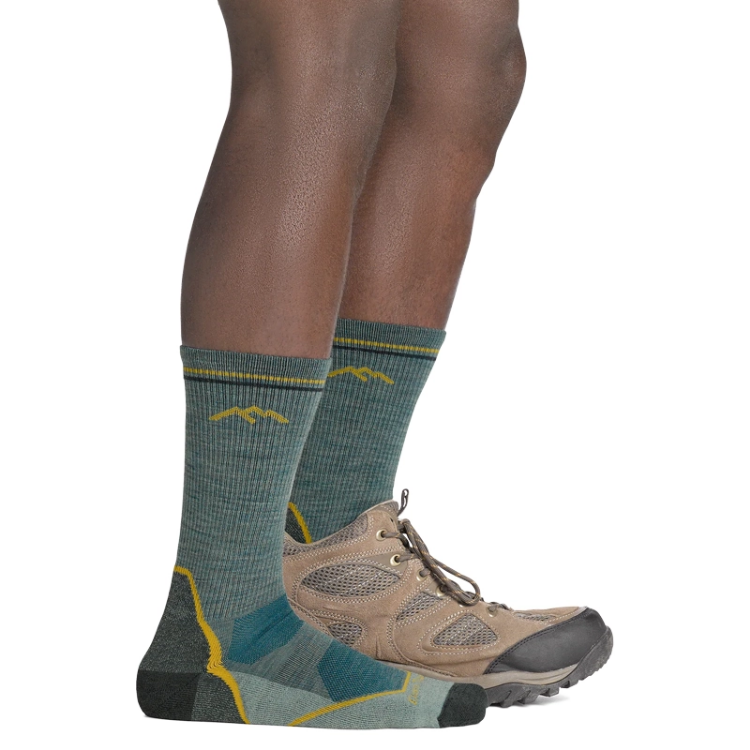 Darn Tough Men's Light Hiker Boot Lightweight Hiking Socks - Seafoam