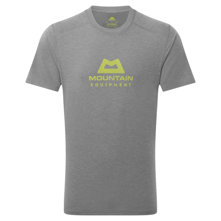 Mountain Equipment Headpoint Emblem Men's Tee - Flint Grey