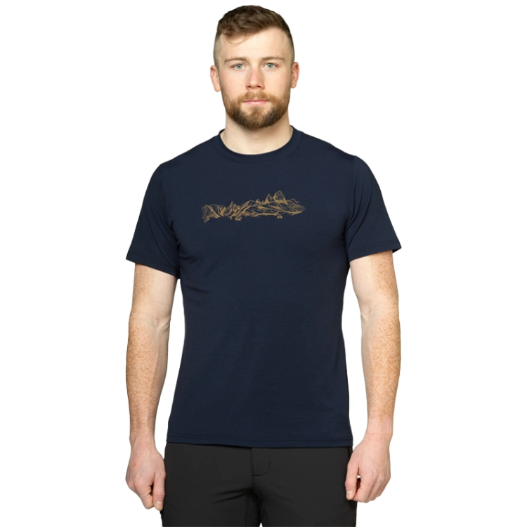 Mountain Equipment Groundup Skyline Men's Tee - Cosmos