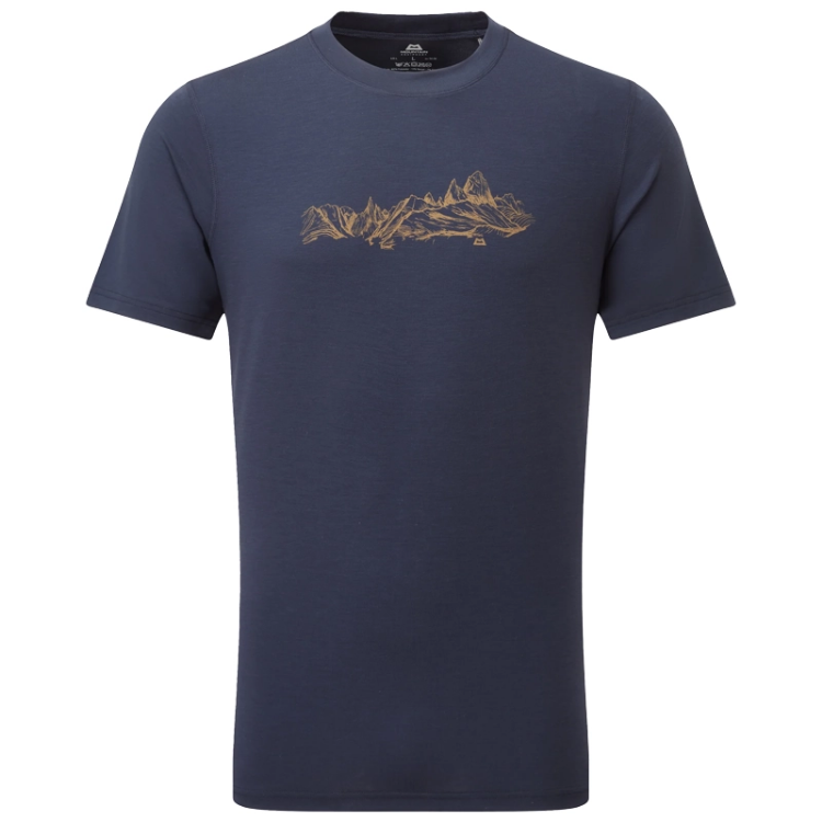 Mountain Equipment Groundup Skyline Men's Tee - Cosmos