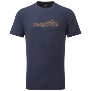 Mountain Equipment Groundup Skyline Men's Tee - Cosmos
