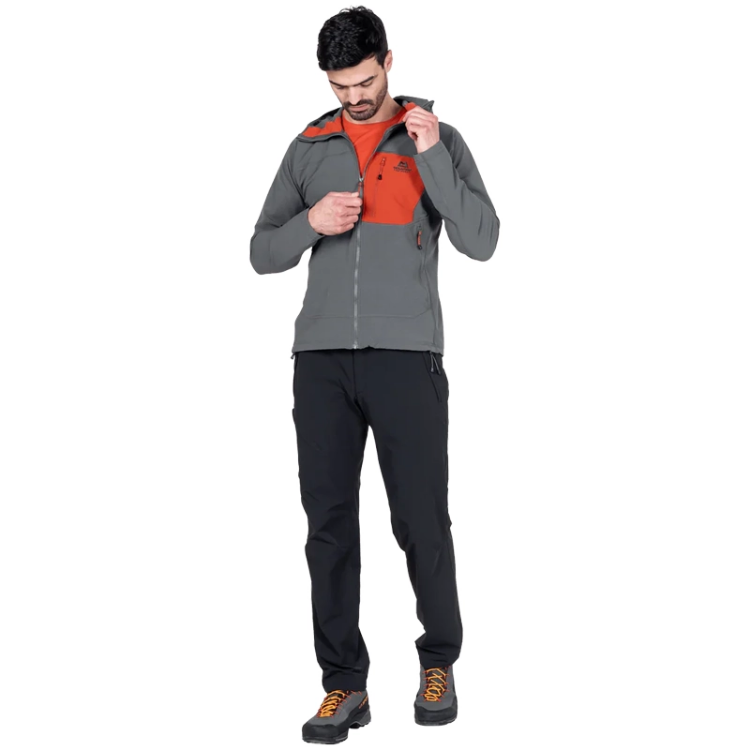 Mountain Equipment Arrow Hooded Men's Jacket Arrow - Anvil / Redrock