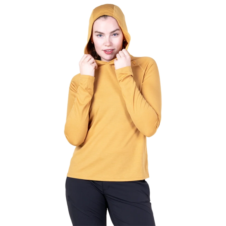 Mountain Equipment Glace Women's Hooded Top - Butterscotch