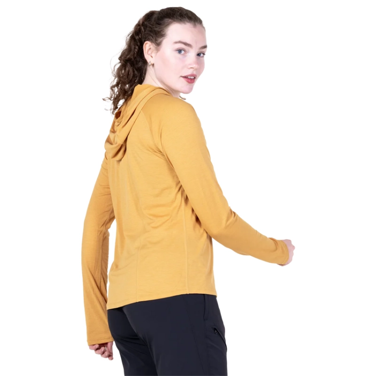 Mountain Equipment Glace Women's Hooded Top - Butterscotch