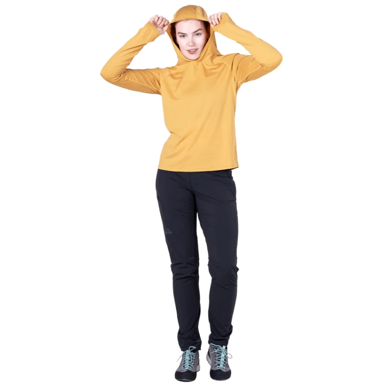 Mountain Equipment Glace Women's Hooded Top - Butterscotch