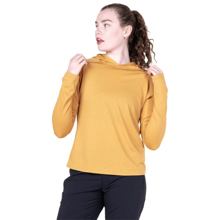 Mountain Equipment Glace Women's Hooded Top - Butterscotch