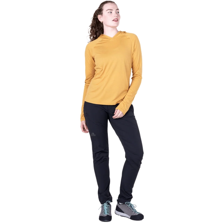 Mountain Equipment Glace Women's Hooded Top - Butterscotch