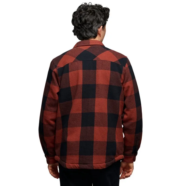 Black Diamond Project Lined Flannel - Iron Red-Black